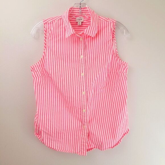 J CREW bundle (x2) preppy sleeveless tank button down shirts - Picture 6 of 11